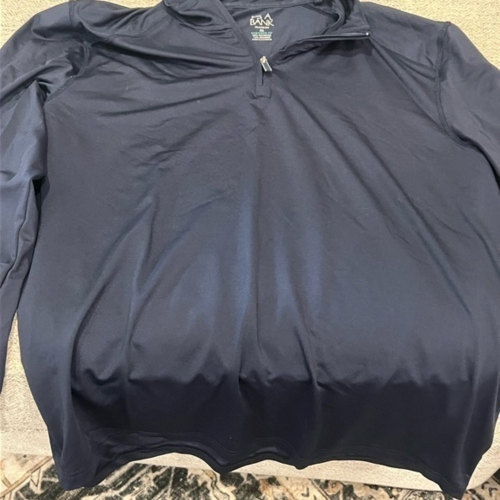 Men's Jos. A Bank Navy Quarter-Zip Golf Pullover
